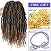 2 Packs Passion Spring Twists Synthetic Crochet Hair Extensions 12 inch 24 strands/pack Ombre Crochet Twist Braids Fiber Fluffy Curly Twist Braiding Hair Bulk (T1B/27#)