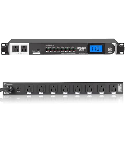 Furman M-8Lx Standard Level Power Conditioning, 15 Amp, 9 Outlets