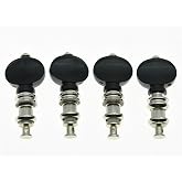 KAISH Set of 4 Nickel Precision Ukulele Tuners Tuning Keys Pegs Machine Heads