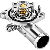 5184570AG Al Thermostat Housing Assembly Fit for Chrysler Dodge VW（11-22） | for 11-17 Chrysler 200, 11-19 Dodge Avenger Grand Caravan Journey, 11-14 VW Routan, 12-21 Ram ProMaster, 14-22 Jeep Cherokee