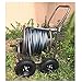 Heavy Duty Garden Hose 200 ft Metal Reel Cart 4 Wheels Resistant Steel Storage Water Rolling Caddy Basket Mobile & ebook
