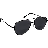Peepers by PeeperSpecs Unisex Ultraviolet Bifocal Aviator Sunglasses