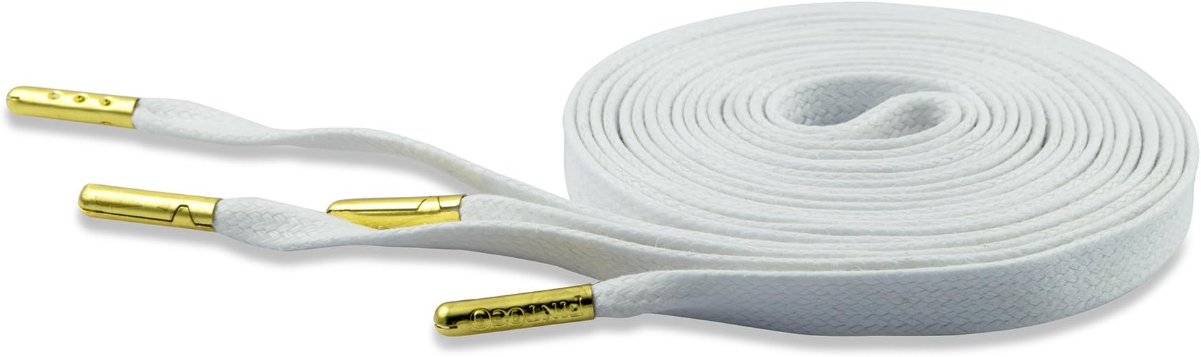 1 Pair of Fintoco Designer Flat Waxed Athletic Shoelaces