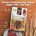 Rachael Ray Nutrish Soup Bones Minis Dog Treats, Real Beef & Barley Flavor, 6 Bones, 4.2 Ounces