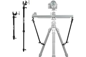Accsoon Toprig Camera Slider Support Arm Stabilizer Adjustable Tripod Stability Arm Aluminum Alloy for Increasing Stability with C Clamp, for Toprig S60 Camera Video Slider Rail Track Shooting(2 Pack)