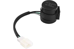 FYDUN Motorcycle Led Flasher Relay 3 Pin-Scooter Flasher Relay - Turn Flasher, DC 12V 3 Pins Turn Flasher Relay Blinker for GY6 Motorcycles Scooters Moped ATV (Round)