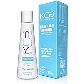 KCB Professional Brazilian Keratin, 1 Step Keratin Treatment Kit at Home. Keratina para Alisar el Pelo. Straightening and Frizz Control, All Hair Types, Formaldehyde Free, 3.38Floz