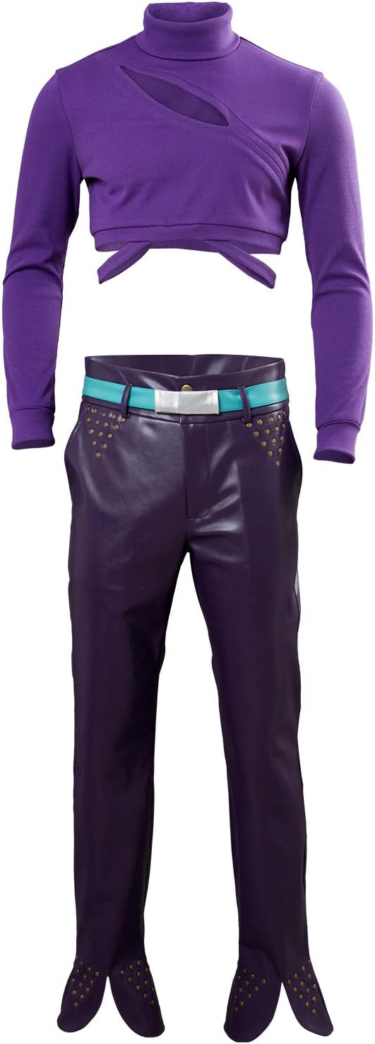 Adult JoJo's Bizarre Adventure Golden Wind Diavolo King Crimson Outfit Halloween Cosplay Costume