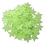Glow In Dark Star Wall Plastic Stickers 100 Set