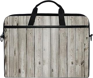 VICAFUCI New 15-15.4 Zoll Laptop Tasche,Umhängetasche,Handtasche,Rustikale hölzerne Zaun-Tür mit Metallbeschaffenheits-Westland-Thema