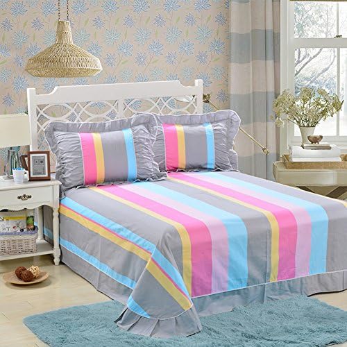 cotton Korean lace sheets/Single and double garden printed sheets-L 250x250cm(98x98inch)