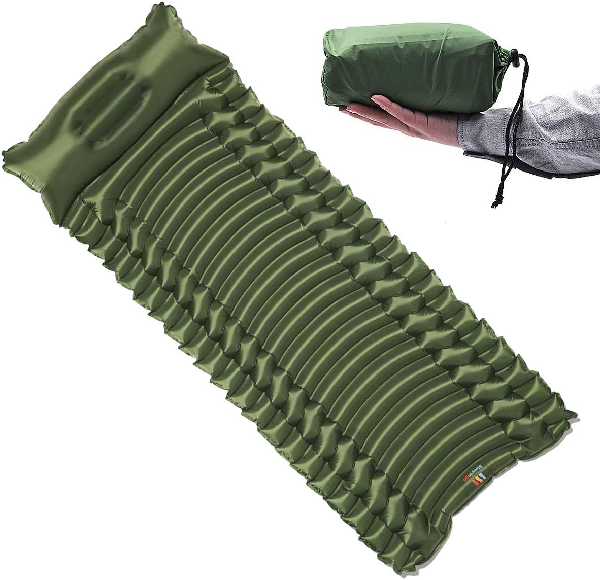 Self inflating sleeping mat, nylon material wearresistant and