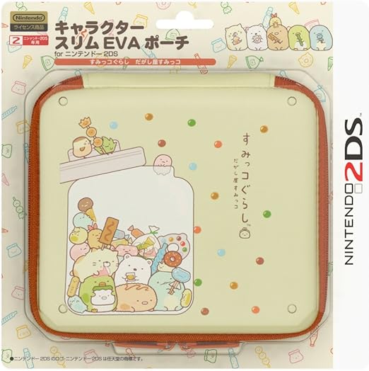 Amazon 任天堂ライセンス商品 2ds用キャラクタースリムevaポーチ For ニンテンドー2ds すみっコぐらし だがし屋すみっコ ケース プロテクター
