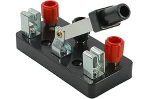 XYRSTOLR 1Pc Educational Single Pole Knife Switch Single Pole Double Throw Knife Switch Physics Laboratory Equipment Single Pole Double Throw Switch