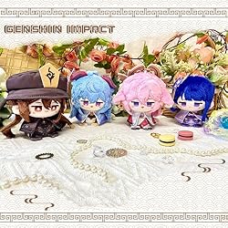 RESIIN Small Size Genshin Impact Figure Plush Doll