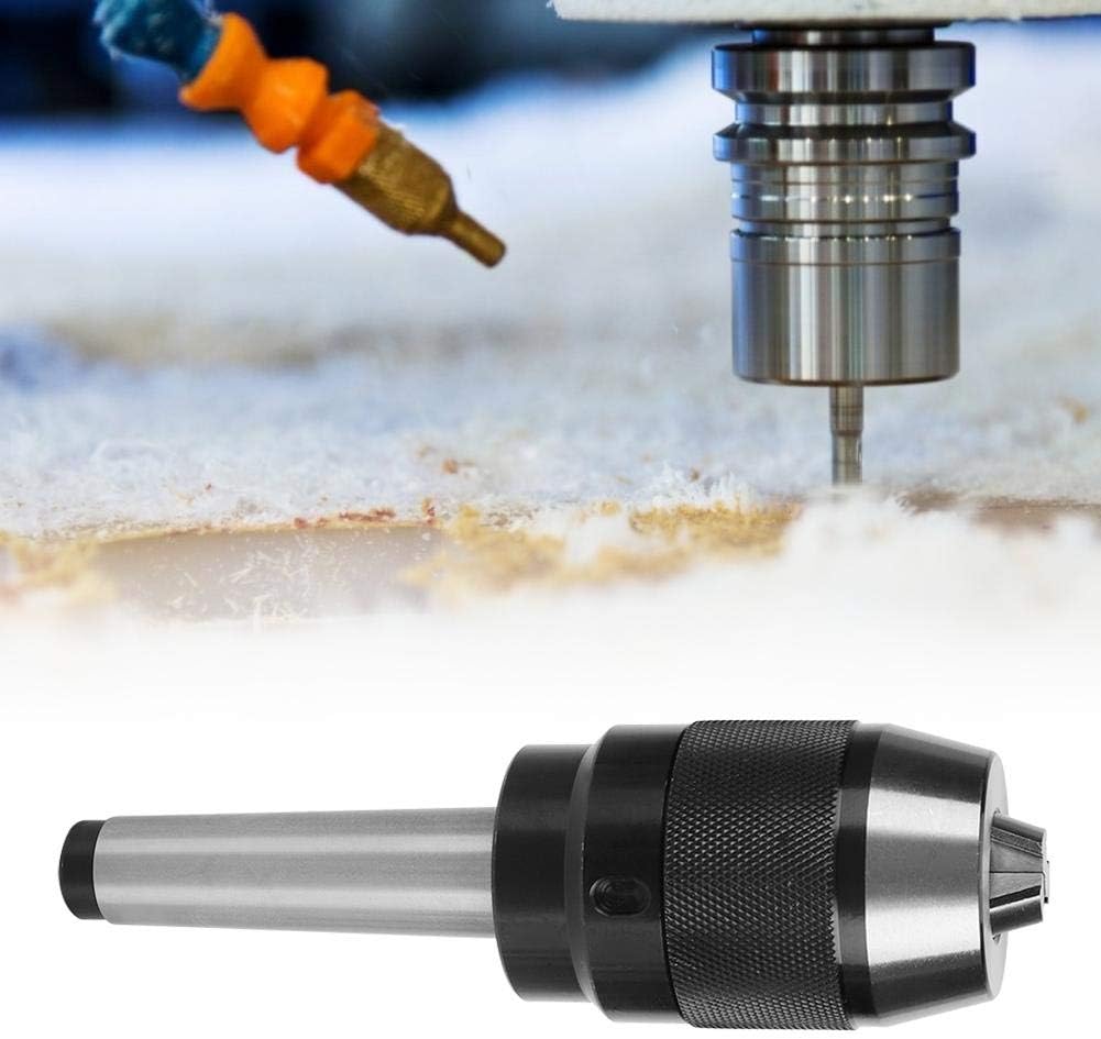 Hyuduo MT3-APU13-M12 Keyless Drill Chuck for Drill Press and Milling Machine Compatible with MT3 Taper & M12 Thread - Image 4