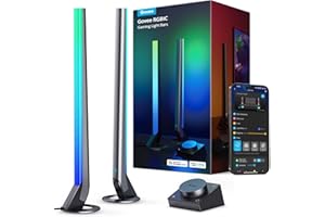 Govee RGBIC Gaming Light Bars H6047 with Smart Controller, Wi-Fi Smart LED Gaming Lights with Music Modes and 60+ Scene Modes Built, Works with Alexa & Google Assistant, Game Room Lights Decor