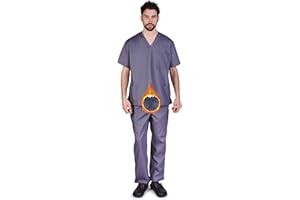 M&M SCRUBS Men Scrub Set Medical Scrub Top and Pants