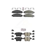 AmeriBRAKES Front Rear Semi-Metallic Disc Brake