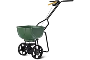 鶹 Basics Fertilizer Spreader for Lawn, 33 Pounds, 0.53 Cubic Feet, All Season, 1-Pack