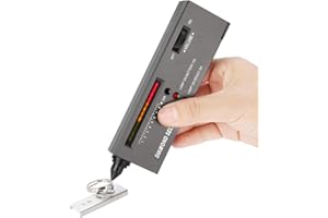 TMISHION Jeweler Tester Tool, Portable Jewelry Tester, LED Diamond Tester Jewelry Gem Gemstone Selector Precision Tool Magnifying Glasses Jeweler Tool Kit Diamond Selector II