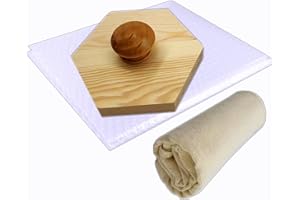WEICIM Wet Felting Tool/Wooden Wet Felting Tool/Fulling Block, Great for Working on Seams, Flat Felt, Shaping Your Felt Hats/Felted Slippers