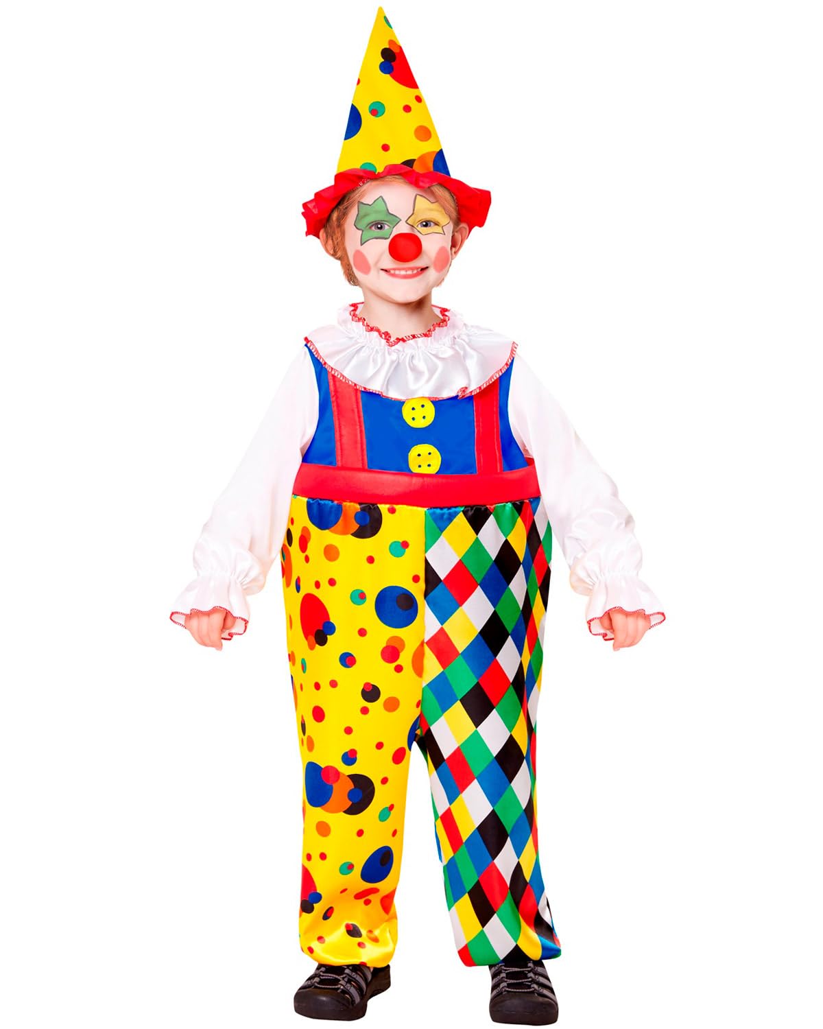 WIDMANN CLOWN (overalls, hat) - (116 cm / 4-5 Years)