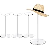 Amazon.com: Chunful 4 Sets Acrylic Hat Stand Wig Display Rack Clear ...