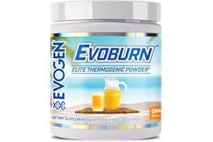 Evogen Evoburn - Thermogenic Fat Burner for Men & Women | Energy, Focus, & Appetite Control | Advanced Metabolism Booster Fat Burner Formula with MitoBurn & Caffeine | Orange Sunrise | 30 Servings