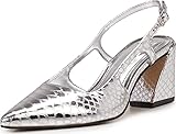 Vince Camuto Women's Sindree Pump, Silver, 8