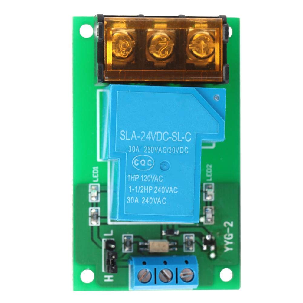30A High Power Solid State Relay Module with Optocoupler Isolation for 24VDC Control One Way Level Activation
