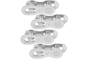 Bike Chain Link, 4Pair Steel Bike 11Speed Chain Missing Link Connector Parts Cycling Accessory(Silver)
