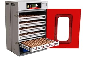 YAKUST 400 Eggs Incubator ，Automatic Incubator for Hatching Eggs, with Automatic Egg Turning and Temperature Humidity Control, Poultry Hatching Incubator for Chicken Duck Goose Quail Bird