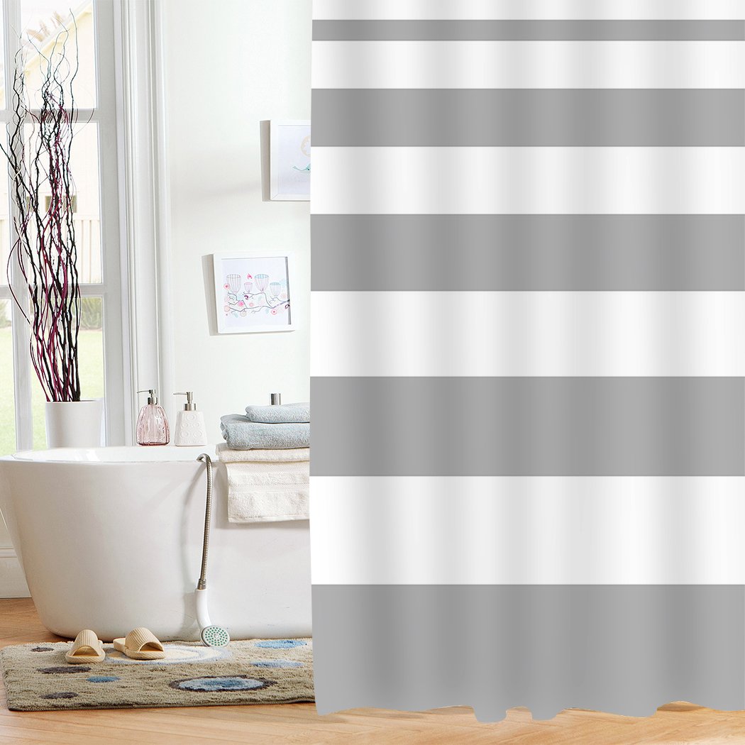 Best kitchen curtains burgundy linen stripe