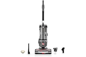 Hoover WindTunnel Tangle Guard Bagless Upright Vacuum Cleaner Machine, for Carpet and Hard Floor, Strong Suction with Anti-Ha