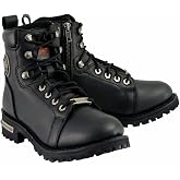 Milwaukee Leather Women's Premium Leather Lace-Up Motorcycle Rider Boots Collection MBL