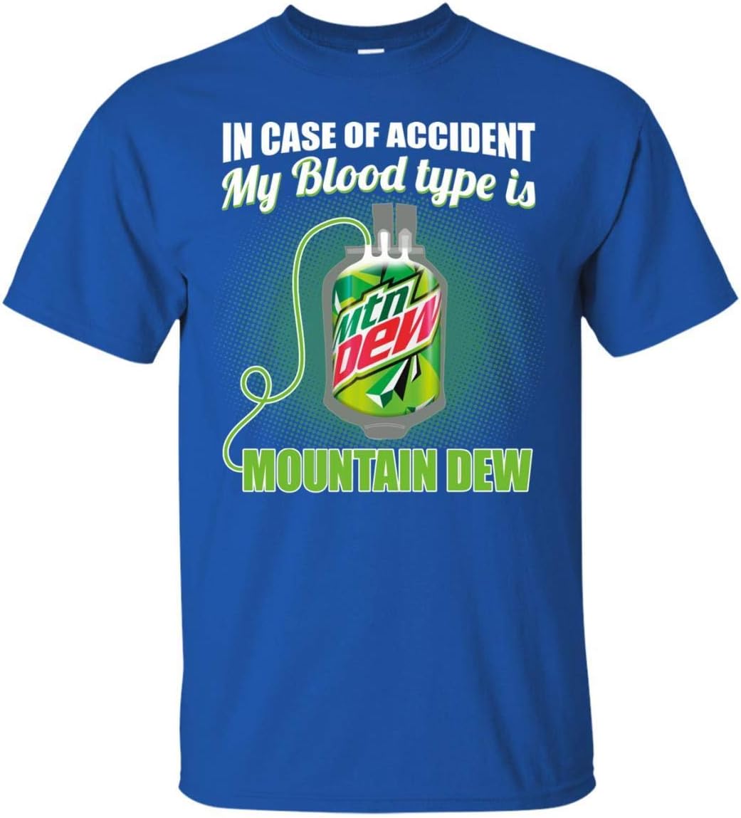 in Case of Accident My Blood Type is Mountain New T-Shirt