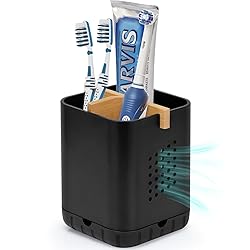 Boperzi Black Toothbrush Holders for