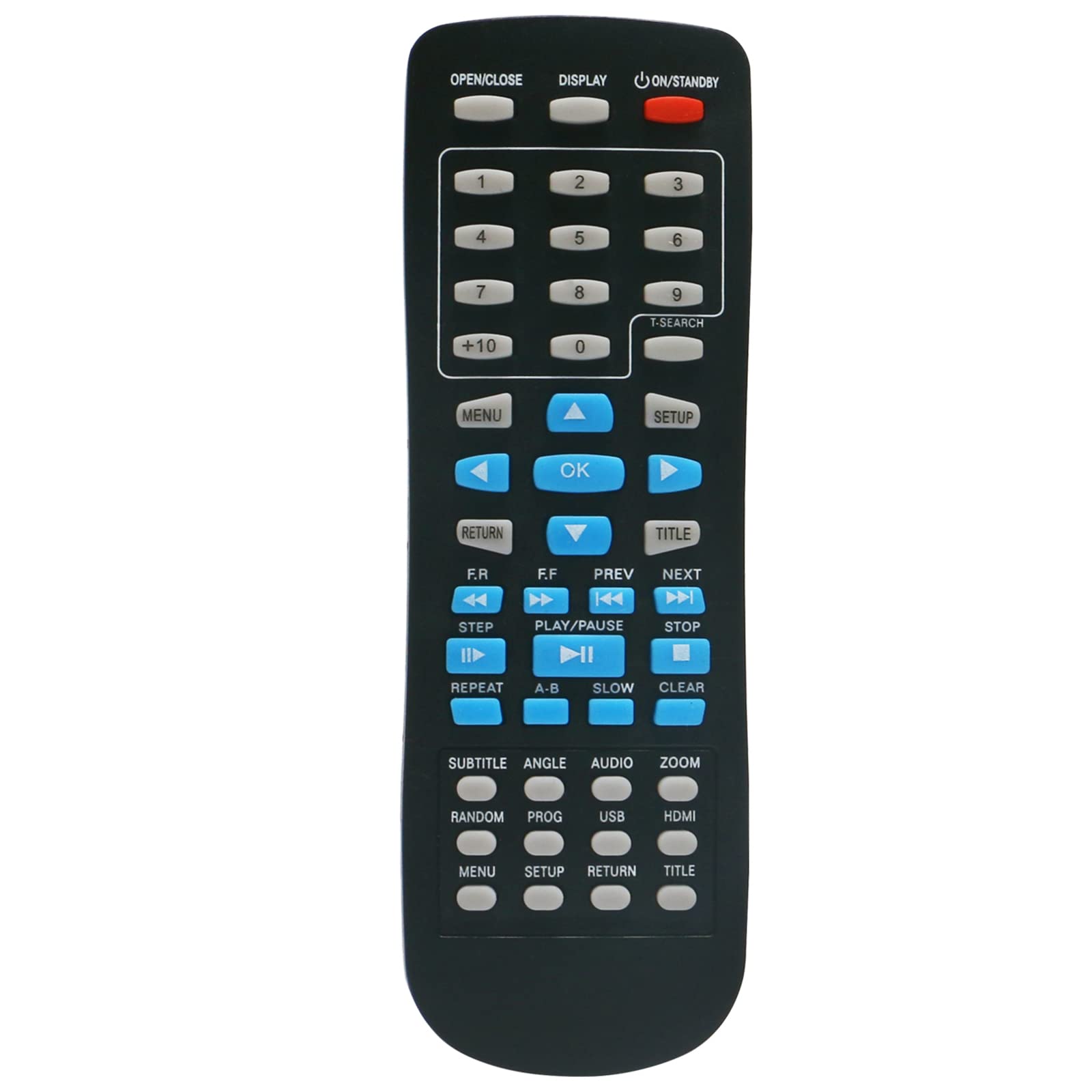 VINABTY SE-R0335 SE-R0336 Replacement Remote Control Compatible with Toshiba DVD Player SD-2010KR SD-291EKF SD-2010KB SD-2010KE SD-290EKB SD-290EKE SD-291 SD-291EKE SD-3005KB SD-3005KB2 SD-3005KE
