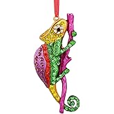 GROWTHMAGIC Colorful Lizard Christmas Ornaments - Exquisite Metal Lizard Christmas Tree Ornament Decoration Animal Lover Gifts for Men Boys Kids
