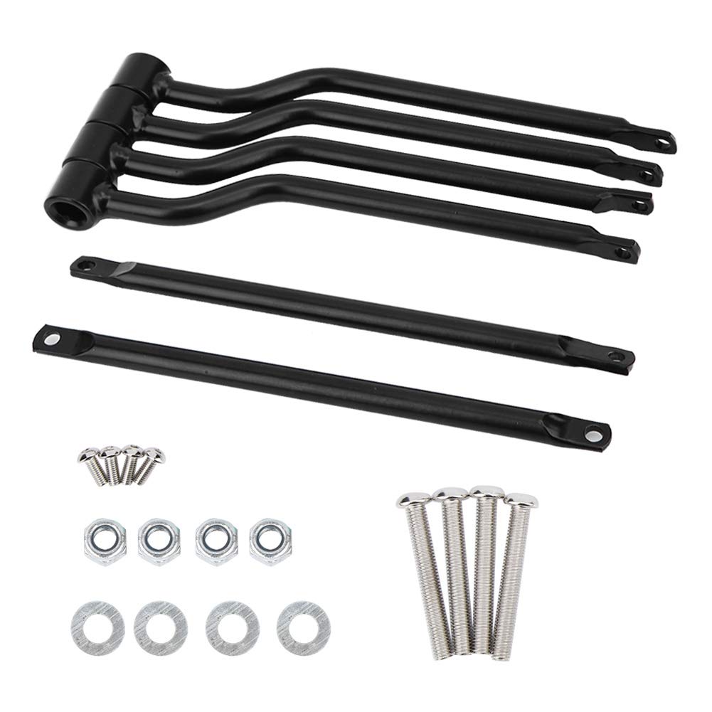 Suuonee Motorcycle Luggage Racks Motorcycle Stainless Steel Refit Saddlebag Side Support Bracket Replacement Kit
