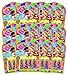 JA-RU Original Bloonies Plastic Bubbles Kids Toys(12 Pack, 48 Tube) Blow up Balloons w/Straw. Retro Classic Fidget Toy Pack. Bulk Party Favors & Birthday Party Supplies. 771-12A