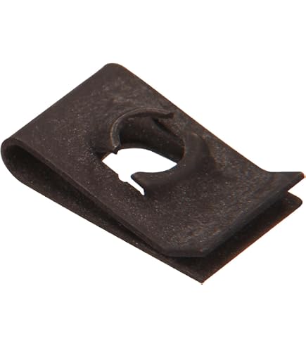 thumbnail image 2 of 25-Pack #8 Screw Spring U-Nuts – Panel Range .025-.150, 3/8" Width – ECB Brand 2 of 6