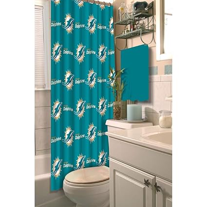 Amazon Com 1pc Aqua Blue Nfl Miami Dolphins Football Sports