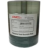 100 CMC Pro - Powered by TY Valueline 48X CDR (CD-R) 80min 700MB White Inkjet Hub Printable