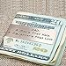 O.RIYA Stainless Steel Money Clip For Father's Day jewelry, Gift For Father, Son's Hero, Daughter's Love