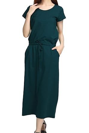 Amazon ワンピース 半袖 マキシ ロング 部屋着 夏 体型カバー ルーム Amazon ワンピース 半袖 マキシ ロング 部屋着 夏 体型カバー ルーム