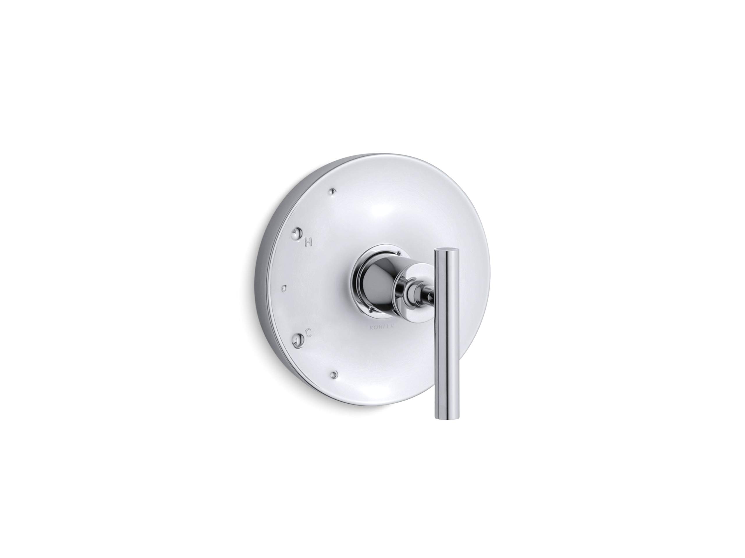 Kohler TS14423-4-CP Purist(R) Rite-Temp(R) Valve Trim with Lever Handle, Polished Chrome