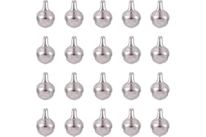PH PANDAHALL Pandahall 100pcs Stainless Steel Jingle Bells 9x5.5x6mm Tiny Bell Dangle Charms Beads for Bracelet Necklace Jewelry Making, Hole: 1.8mm