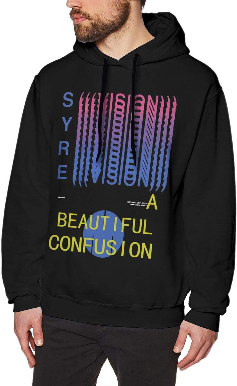 Syre Jaden Smith Mens Long Sleeve Sweatshirts Men Hoodies Black,Small,Black